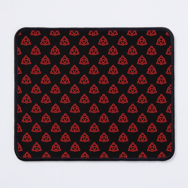 Item preview, Celtic Tribal Knot Repeating Pattern (Red, Black Background) designed and sold by Pendy777.