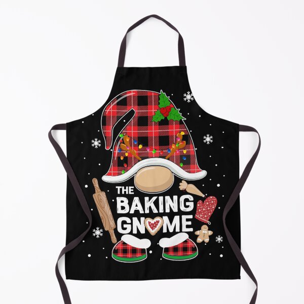 Item preview, The Baking Gnome costume Gnome Buffalo Plaid Christmas Light designed and sold by DesignByMai.