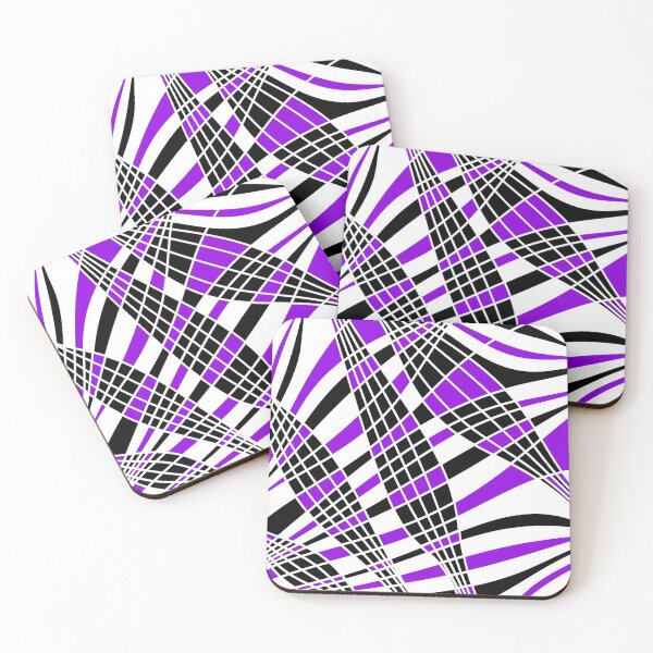 Item preview, Abstract pattern - purple and black. designed and sold by K.S ART.