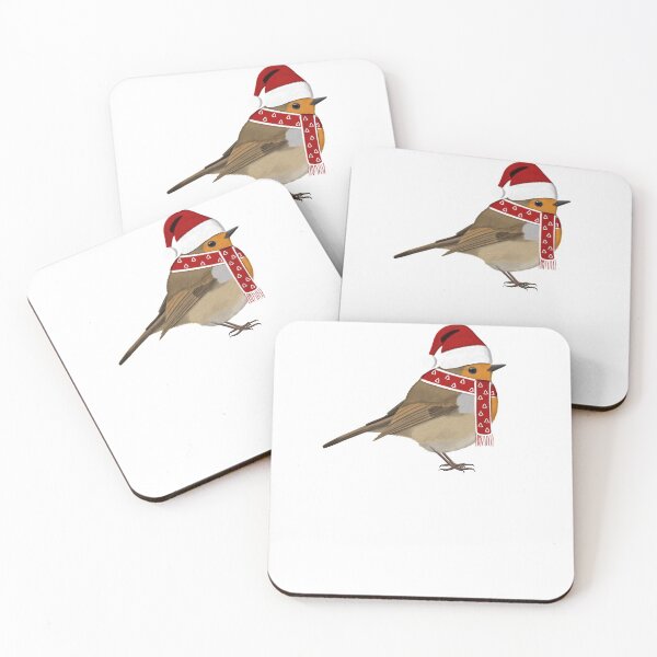 Item preview, European Robin Christmas Bird Birdlover Birdwatcher Biologist Ornithologist Garden Birds designed and sold by jz-birds.