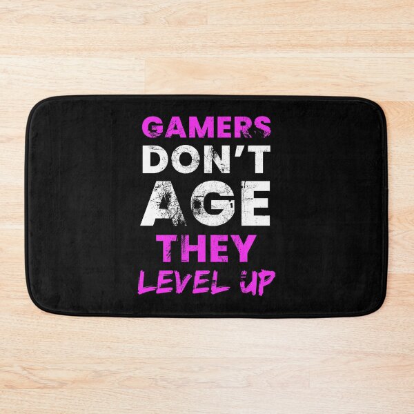 Item preview, Gamers dont age they Level Up,Gaming designed and sold by FNStuff.