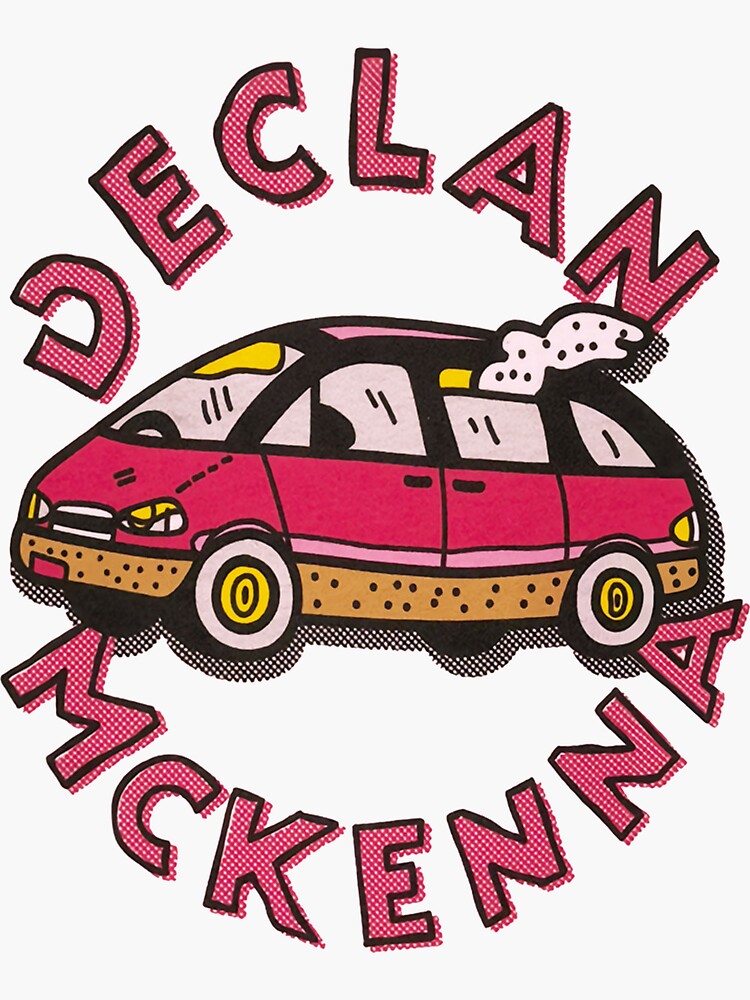 "Declan McKenna car" Sticker for Sale by AbelQPerez123 Redbubble