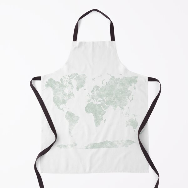 Item preview, world map in soft pastel colors designed and sold by paulrommer.