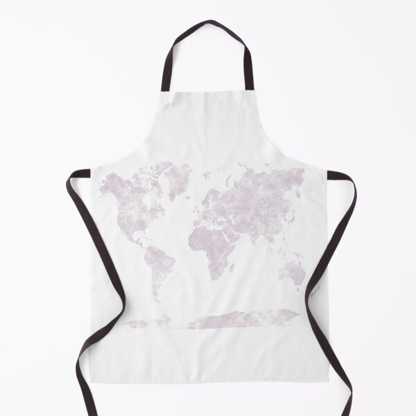 Item preview, world map in soft pastel colors designed and sold by paulrommer.