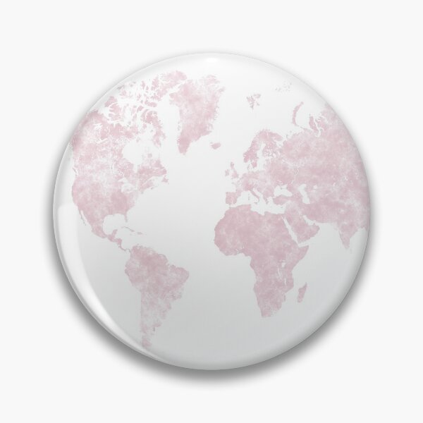 Item preview, world map in soft pastel colors designed and sold by paulrommer.
