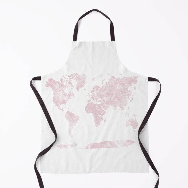Item preview, world map in soft pastel colors designed and sold by paulrommer.