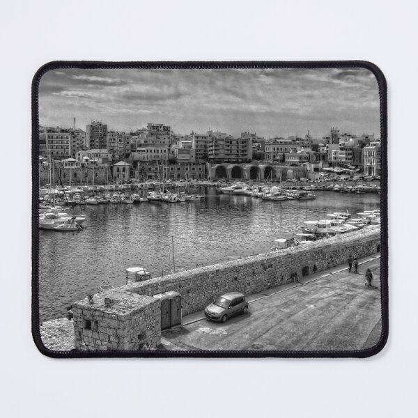 Item preview, Heraklion Old Port B&W designed and sold by tomg.