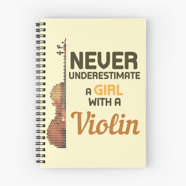 Item preview, Never Underestimate A Girl With A Violin - Violin International Day designed and sold by NawalMagdy.