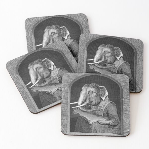Item preview, Elephant Lady - Collage By Jonathon Prestidge designed and sold by coralscuriosity.
