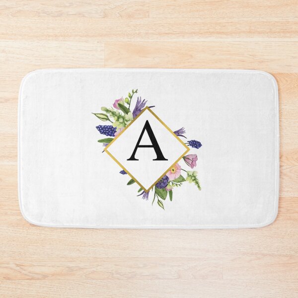 Item preview, Flower A Initial designed and sold by BraveNewDesigns.