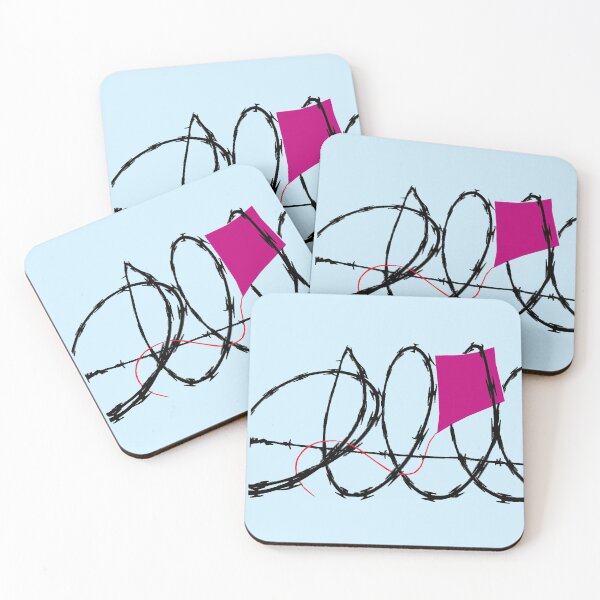 Item preview, Pink kite behind bars designed and sold by MaiSeries.