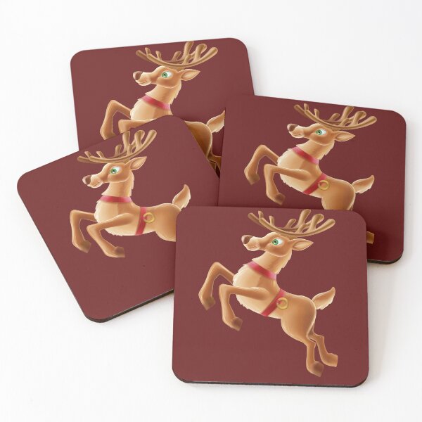 Item preview, Christmas deer, mammal, animals, vertebrate, print, holiday. designed and sold by Senior-Kuzmin.
