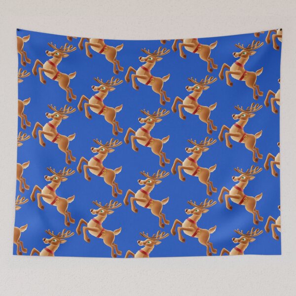 Item preview, Christmas deer, mammal, animals, vertebrate, print, holiday. designed and sold by Senior-Kuzmin.