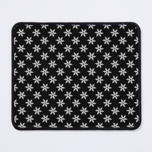 Item preview, Shuriken Pattern (Silver, Black Background) designed and sold by Pendy777.