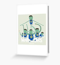 Warriors Super Team Greeting Card