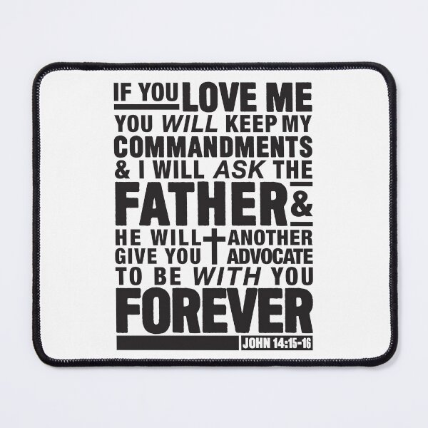Item preview, John 14:15-16 designed and sold by plushism.