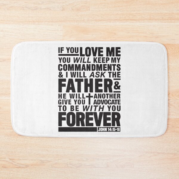 Item preview, John 14:15-16 designed and sold by plushism.