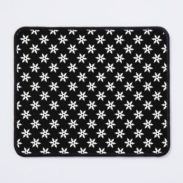 Item preview, Shuriken Pattern (White, Black Background) designed and sold by Pendy777.