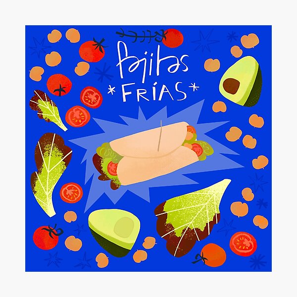 Item preview, Fajitas frías for lunch designed and sold by cristamay.