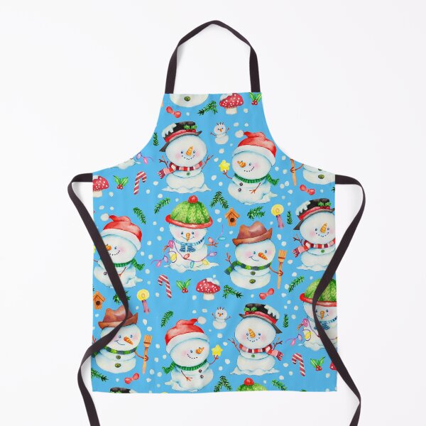 Item preview, Happy snowmans - blue designed and sold by janeferwong.