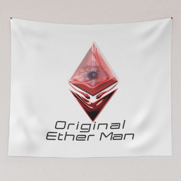 Item preview, Duffle Bags Original Ether Man Sienna Colored Head With Positronic Brain & Red Eyes Black Text designed and sold by Spirit-World.