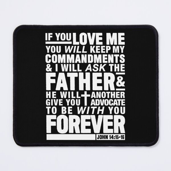 Item preview, John 14:15-16 designed and sold by plushism.