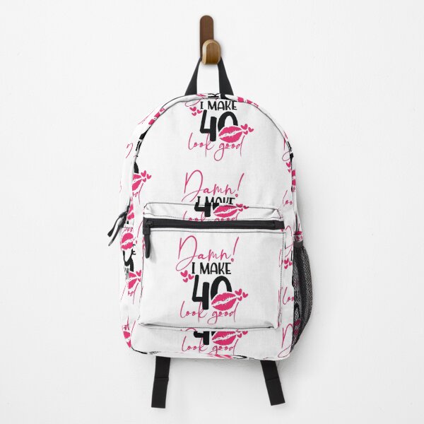 Item preview, Damn i make 40 look good mom Pink Lips kiss Vacation Inspiration Joy Mood designed and sold by DesignByHeartUK.
