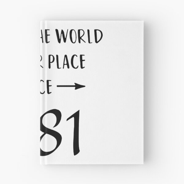 Item preview, Since 1981 Making the world a happier better place birthday Vacation Inspiration Joy Mood designed and sold by DesignByHeartUK.