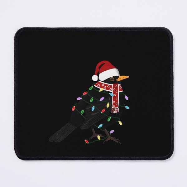 Item preview, Blackbird Christmas Bird Birdlover Birdwatcher Biologist Ornithologist Garden Birds designed and sold by jz-birds.