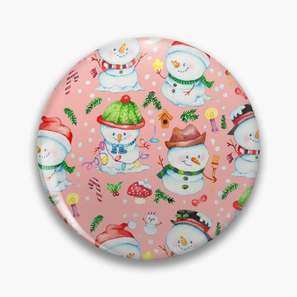 Item preview, Cutie snowmans - pink designed and sold by janeferwong.