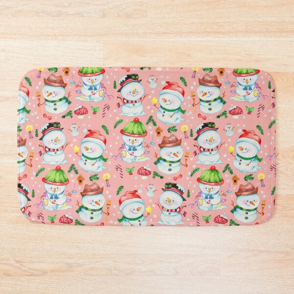 Item preview, Cutie snowmans - pink designed and sold by janeferwong.