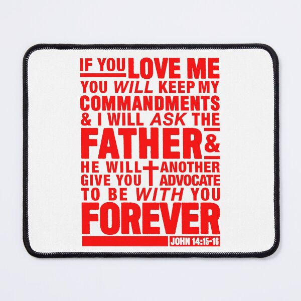 Item preview, John 14:15-16 designed and sold by plushism.