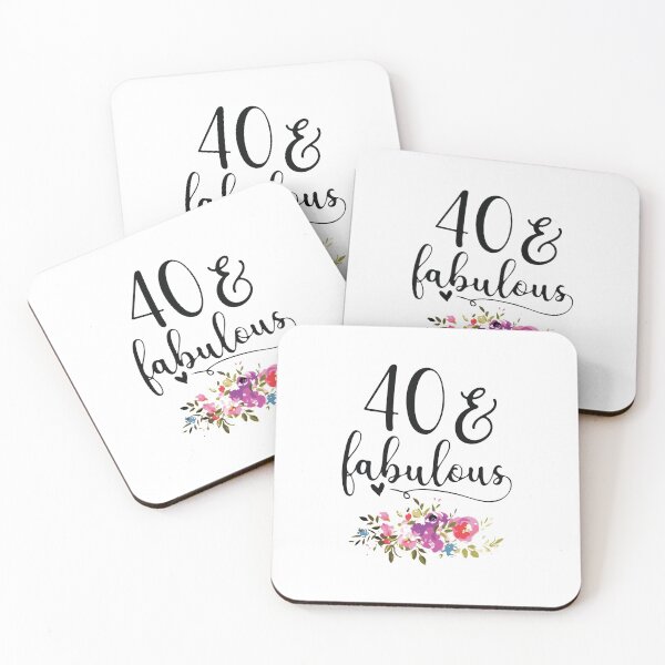 Item preview, 40 and i am fabulous mom birthday wedding Vacation Inspiration Joy Mood designed and sold by DesignByHeartUK.