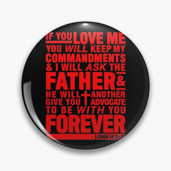 Item preview, John 14:15-16 designed and sold by plushism.