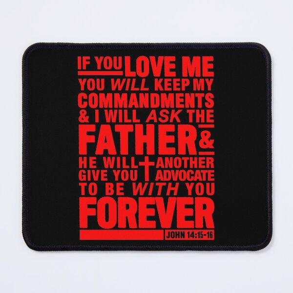 Item preview, John 14:15-16 designed and sold by plushism.