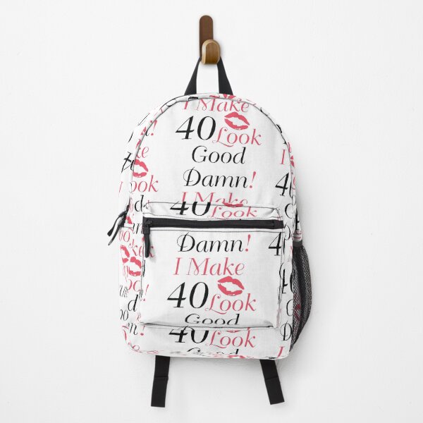 Item preview, Damn i make 40 look good mom Pink Lips kiss Vacation Inspiration Joy Mood designed and sold by DesignByHeartUK.