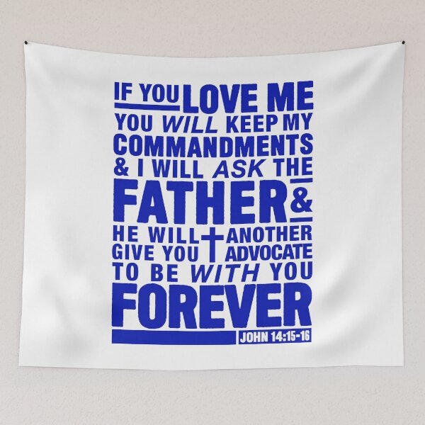 Item preview, John 14:15-16 designed and sold by plushism.
