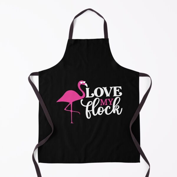 Item preview, Love my Flock Love Flamingo Funny Summer Love Valentine Summer Gift Art Design Happy Life Apparel Essential Motivation Inspiration Joy Mood designed and sold by DesignByHeartUK.