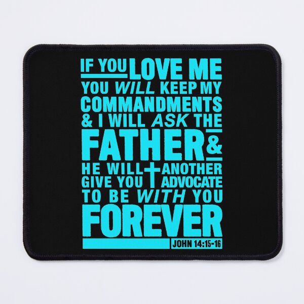 Item preview, John 14:15-16 designed and sold by plushism.