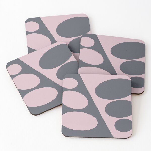 Item preview, Modern pattern design in trendy colors: dusty rose and dark grey designed and sold by Susanna Schorr.