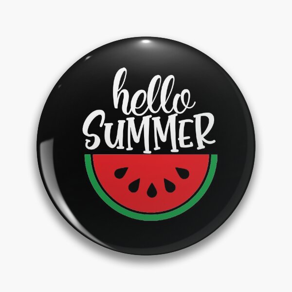 Item preview, Hello Summer watermelon Fun Rruits Juice Fun Funny Swan Love Valentine Summer Gift Art Design Happy Life Apparel Essential Motivation Inspiration Joy Mood  designed and sold by DesignByHeartUK.