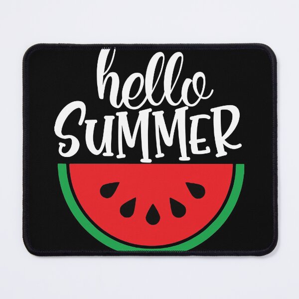 Item preview, Hello Summer watermelon Fun Rruits Juice Fun Funny Swan Love Valentine Summer Gift Art Design Happy Life Apparel Essential Motivation Inspiration Joy Mood designed and sold by DesignByHeartUK.