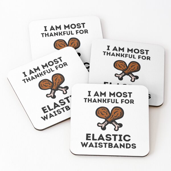 Item preview, Elastic Waistbands Thanksgiving - Funny Turkey Drumstick designed and sold by LiToDesignCo.