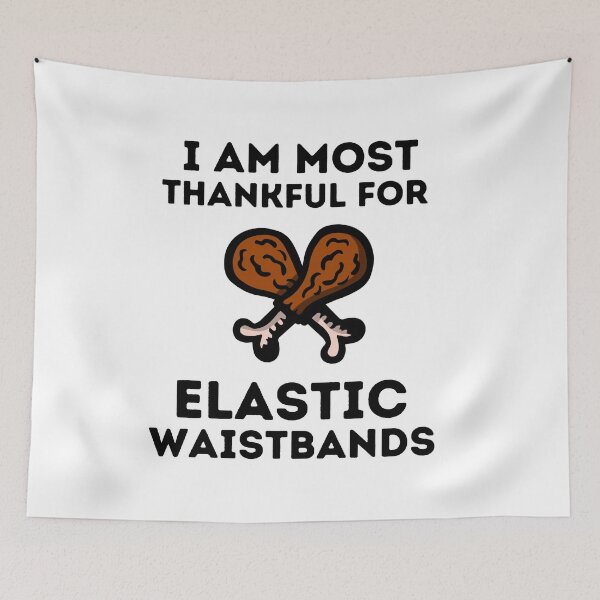 Item preview, Elastic Waistbands Thanksgiving - Funny Turkey Drumstick designed and sold by LiToDesignCo.