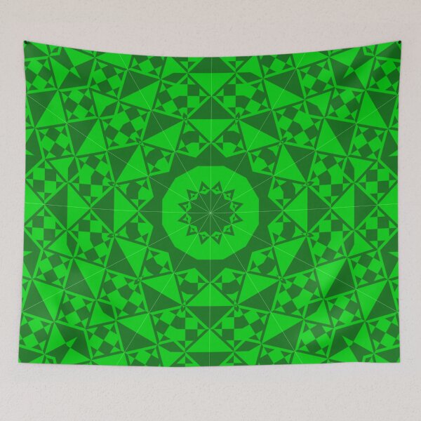 Item preview, Green Geometric Pattern designed and sold by mrtraz.