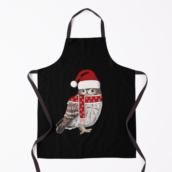 Item preview, Little Owl Christmas Bird Birdlover Birdwatcher Biologist Ornithologist Garden Birds designed and sold by jz-birds.