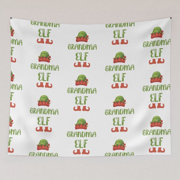 Item preview, Grandma Elf Christmas Family designed and sold by patternarium.