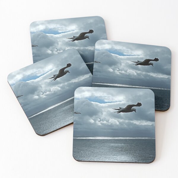 Item preview, Heligoland gannet in a storm designed and sold by gesa118.