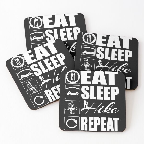 Item preview, eat sleep hike repeat designed and sold by designer-02.