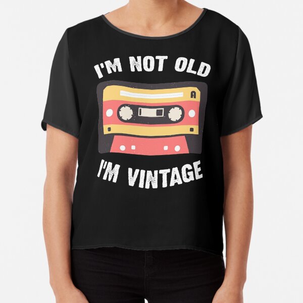 I'm Not Old I'm Classic Vintage Rewind 70s 80s 90s Cassette Long Sleeve  T-Shirt
